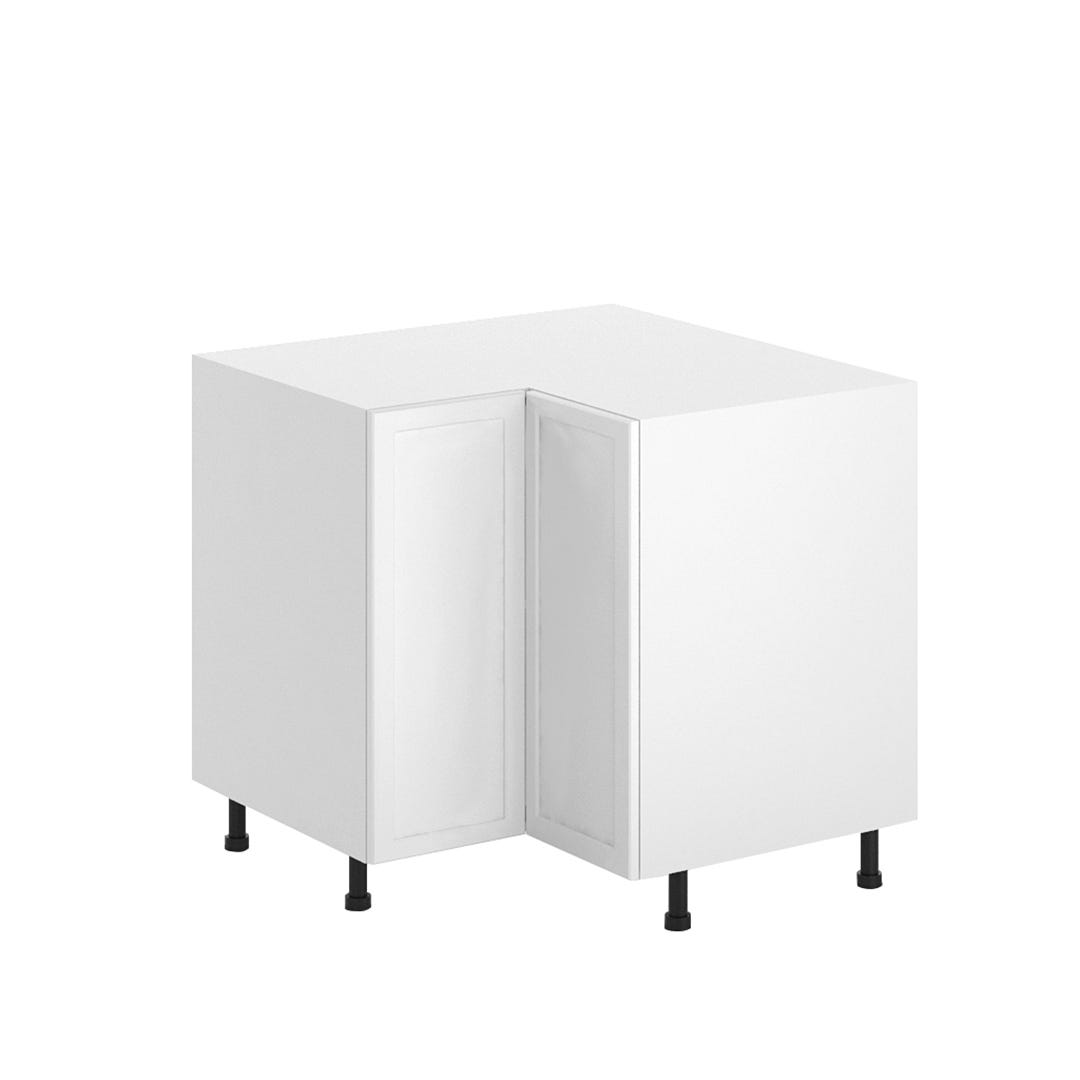 Corner Base Cabinet, 2 Doors, 36 in. x 34.5 in., Polar White