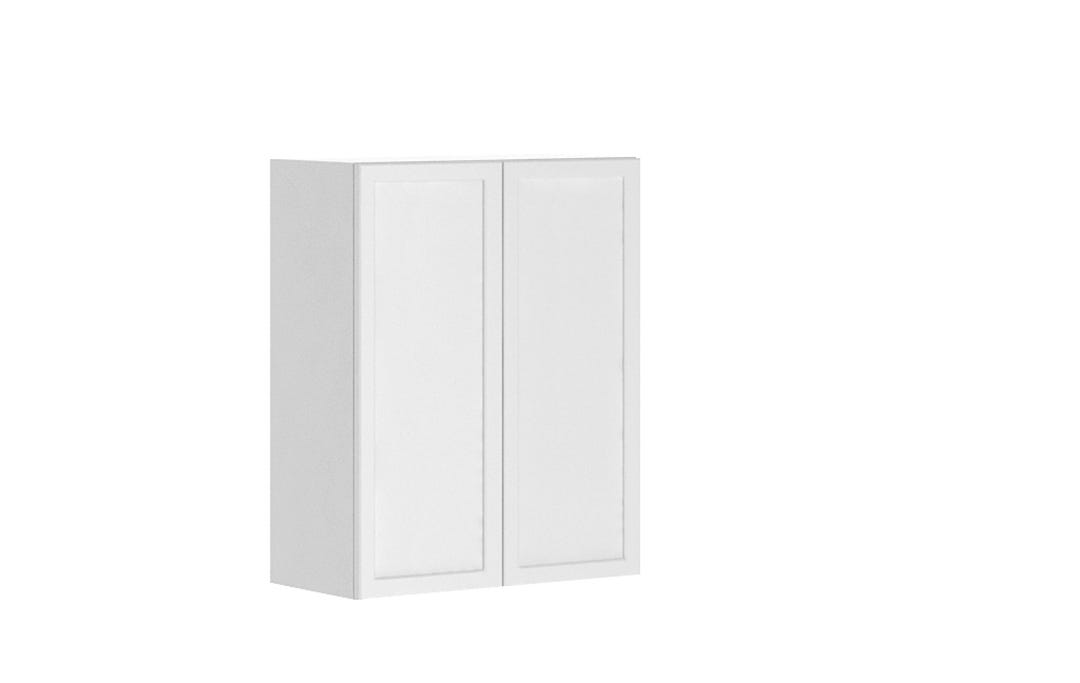Wall Cabinet, 2 Doors, 24 in. x 30.25 in., Polar White