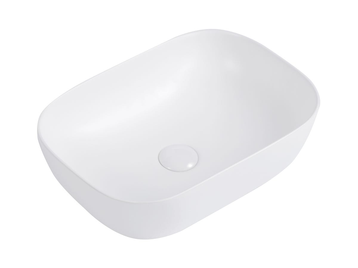 Vessel Sink, 18 in. x 13 in., Matte White Bolmen