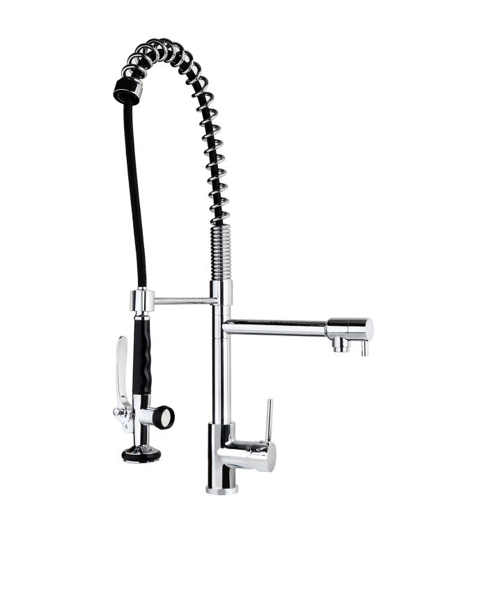 KARI Kitchen Faucet, Chef Style, Chrome
