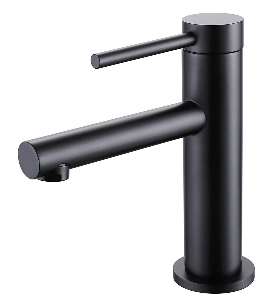 OHAU Basin Faucet, 1 Handle, Matte Black