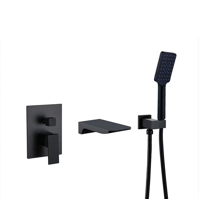 MANTA Bath & Shower Faucet, Pressure Balanced, Matte Black