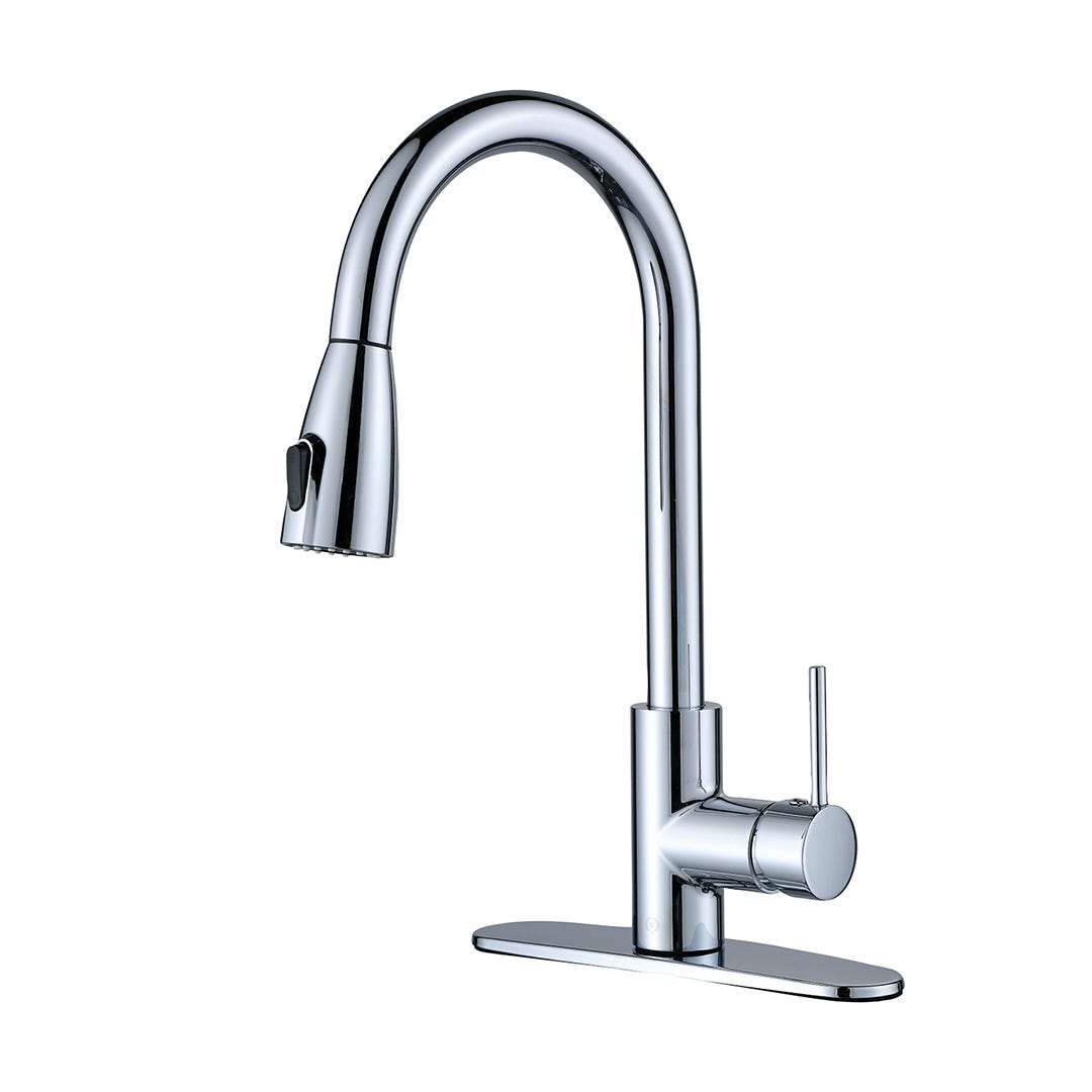 PRESPA Hands-Free Kitchen Faucet, Chrome