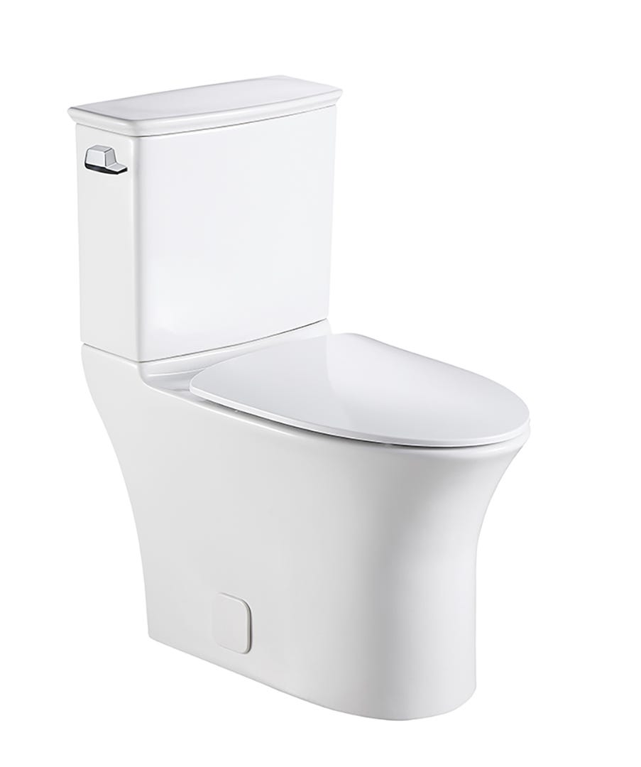 LUGANO Skirted Toilet, 4.8 L