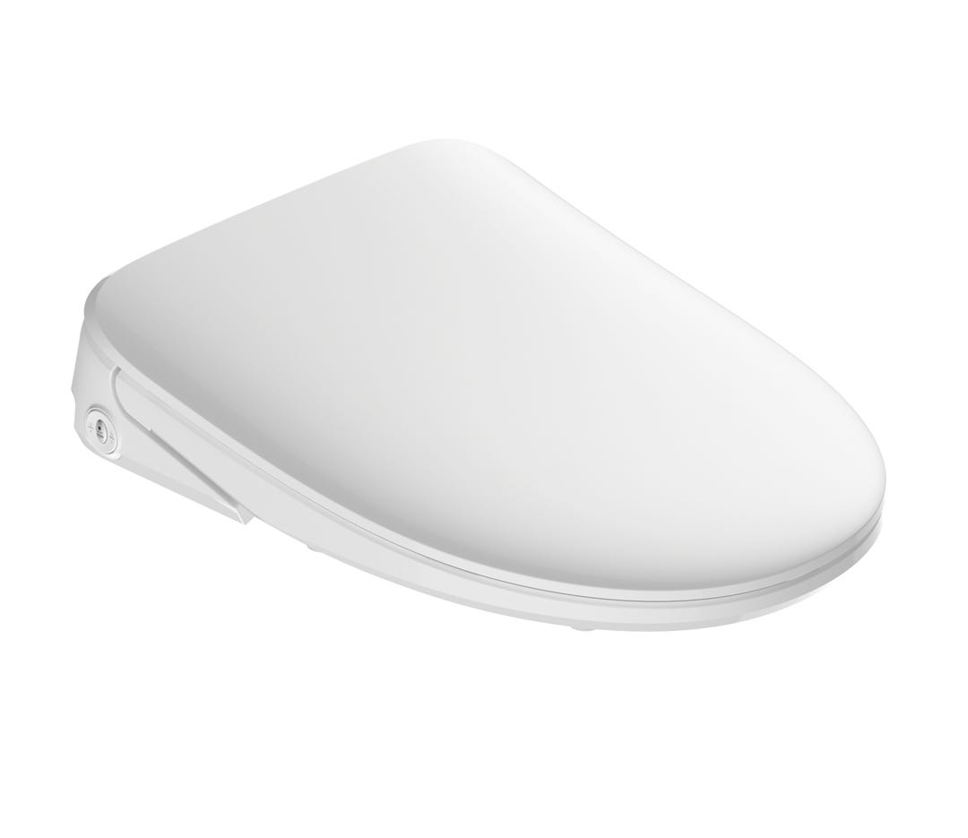 Elongated Toilet Seat with Intelligent Bidet Function