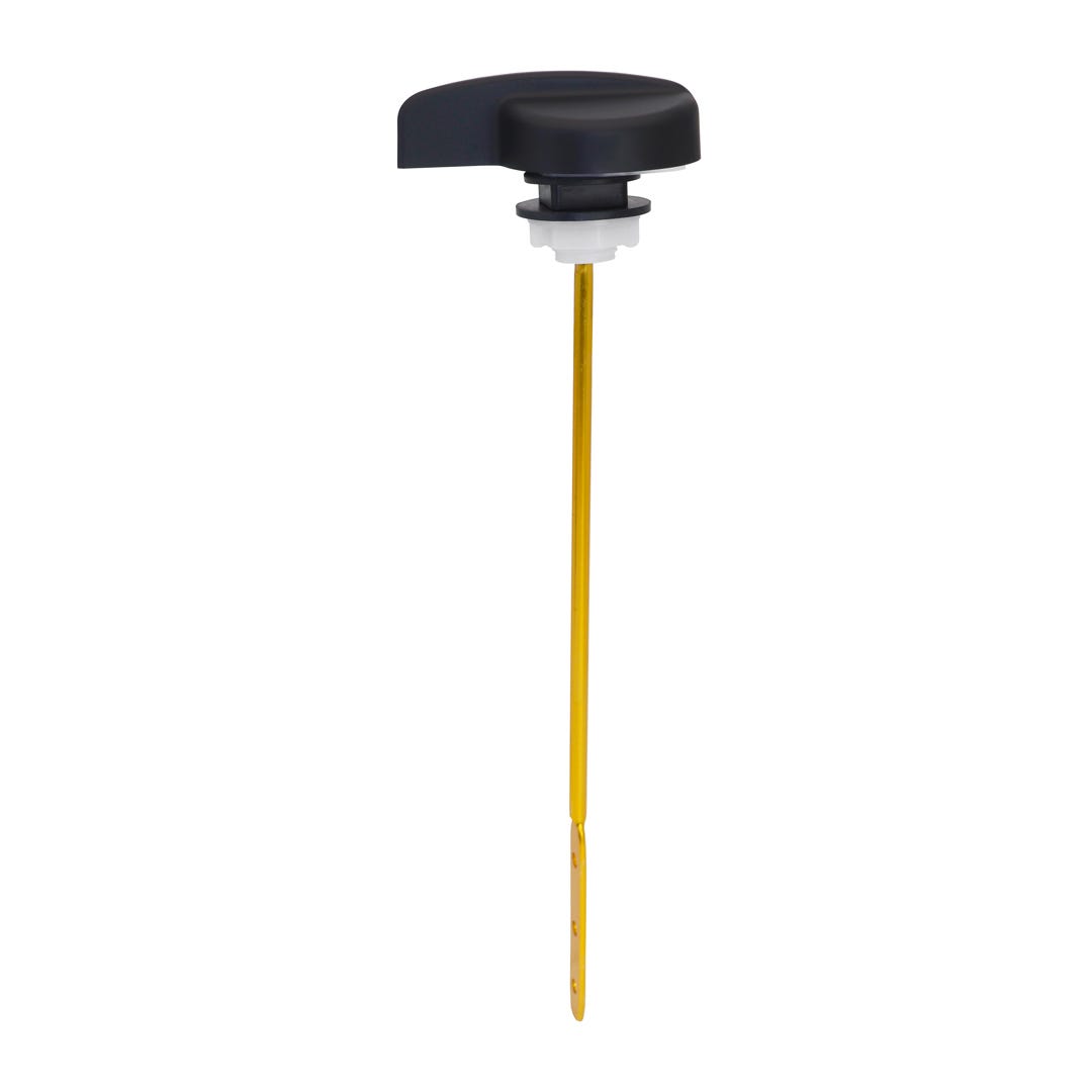 Metal Toilet Flush Lever with Side Installation, Matte Black