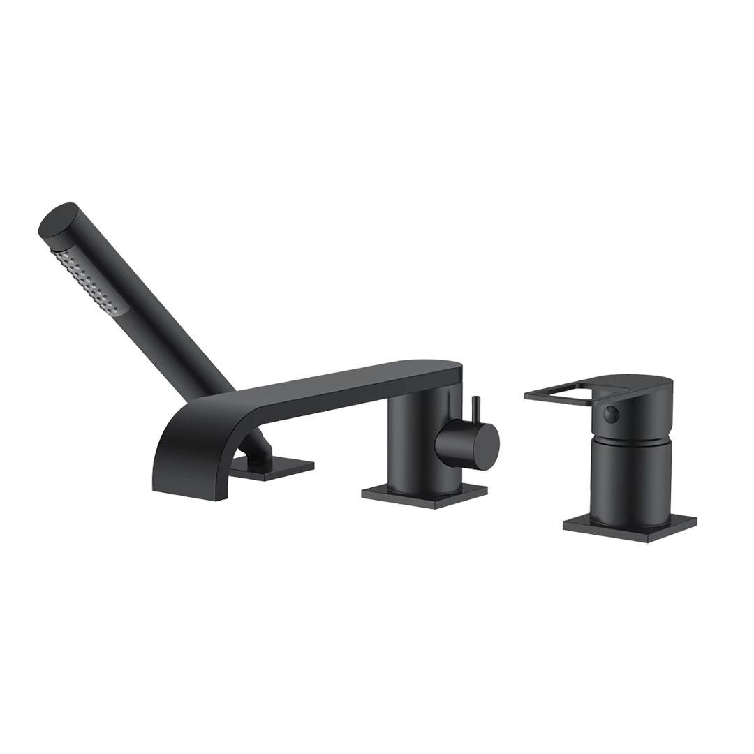 VITI Roman Tub Faucet, Matte Black