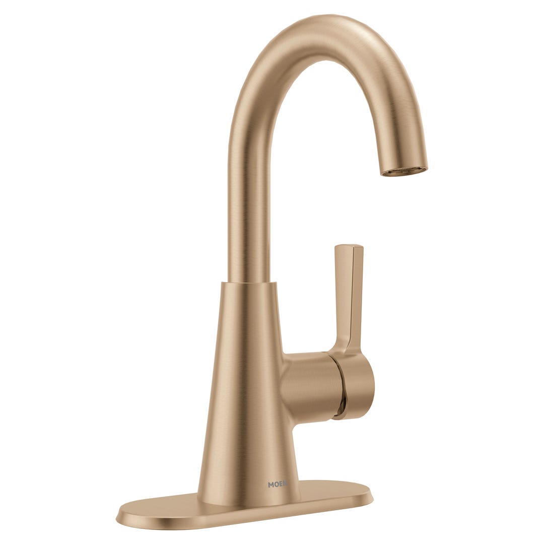 MIKAH Faucet, 1 Handle, Bronzed Gold