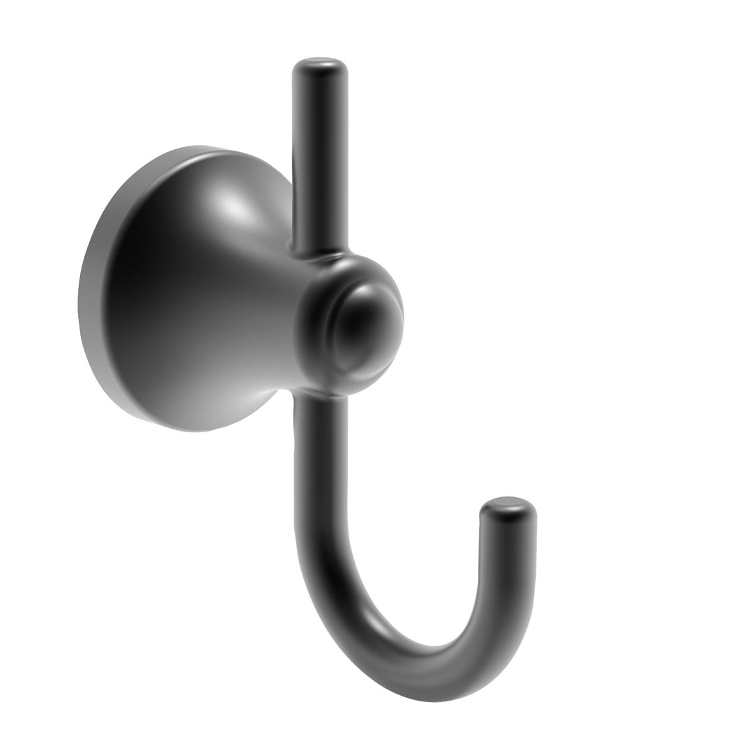 Double Hook, Matte Black