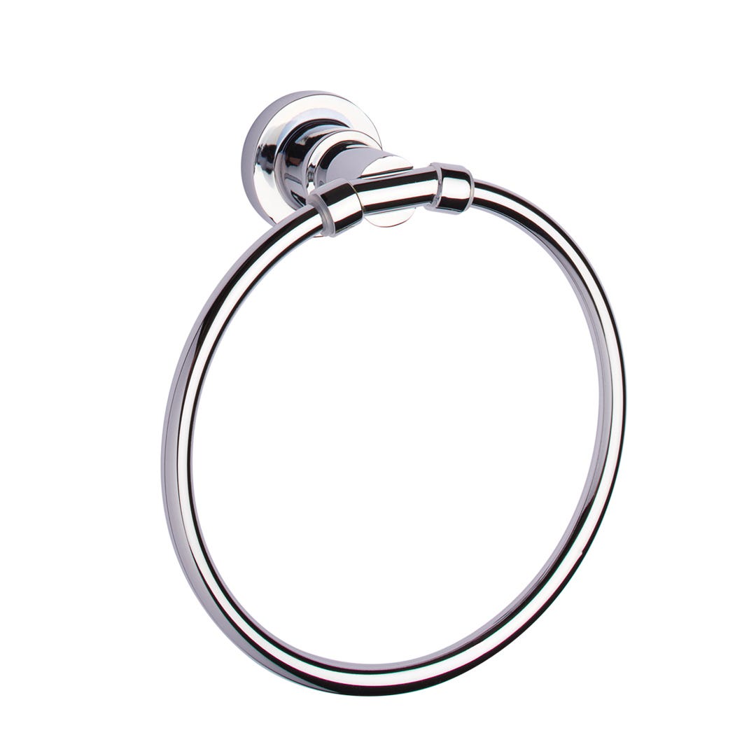 NORTHERN LIGHT Towel Ring, Polished Chrome
