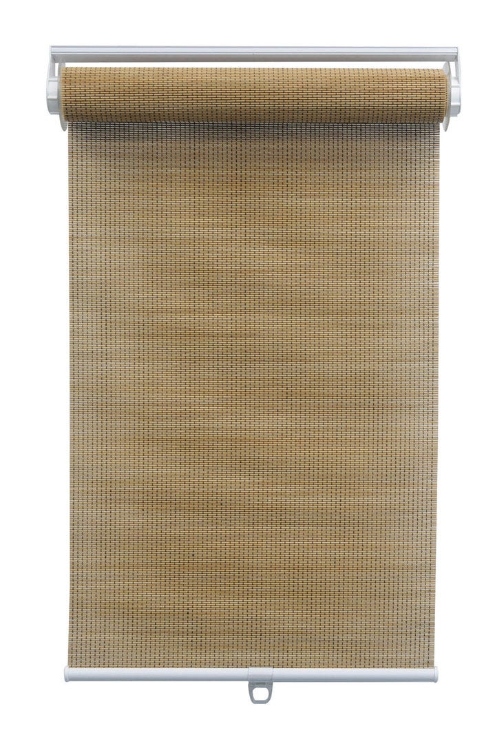 Bamboo Cordless Roller Blind, 48 in. x 72 in., Light Brown