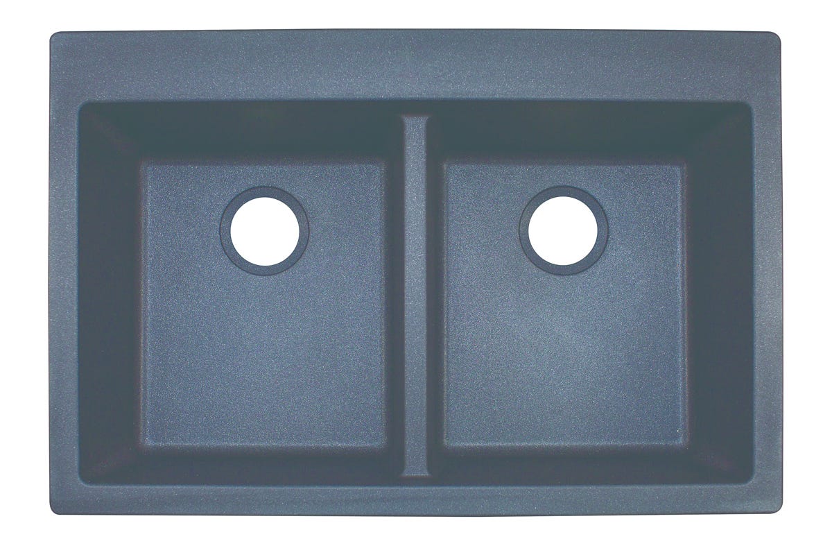 Granite Kitchen Sink, Double Bowl, FRANKE, graphite