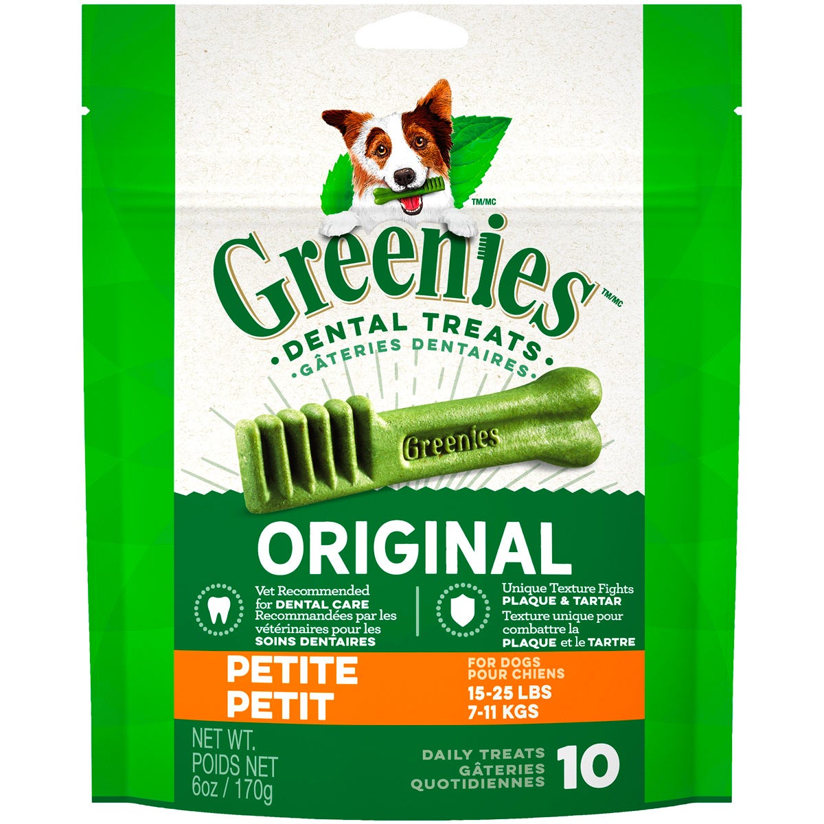 GREENIES Original Petite Dog Dental Treats, 170 g