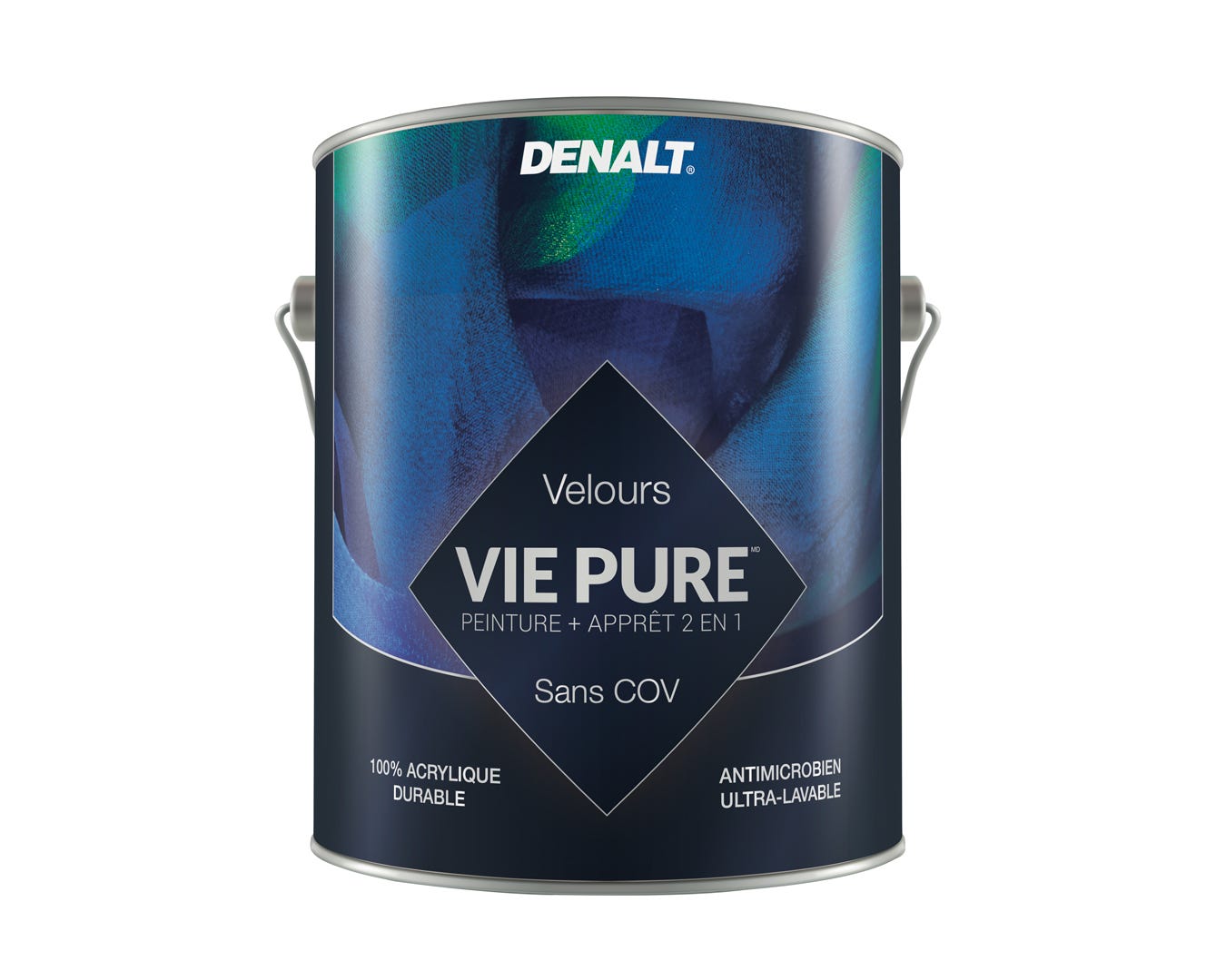 VIE PURE 2-in-1 Interior Paint and Primer, Velvet Finish, Medium Base, Liter