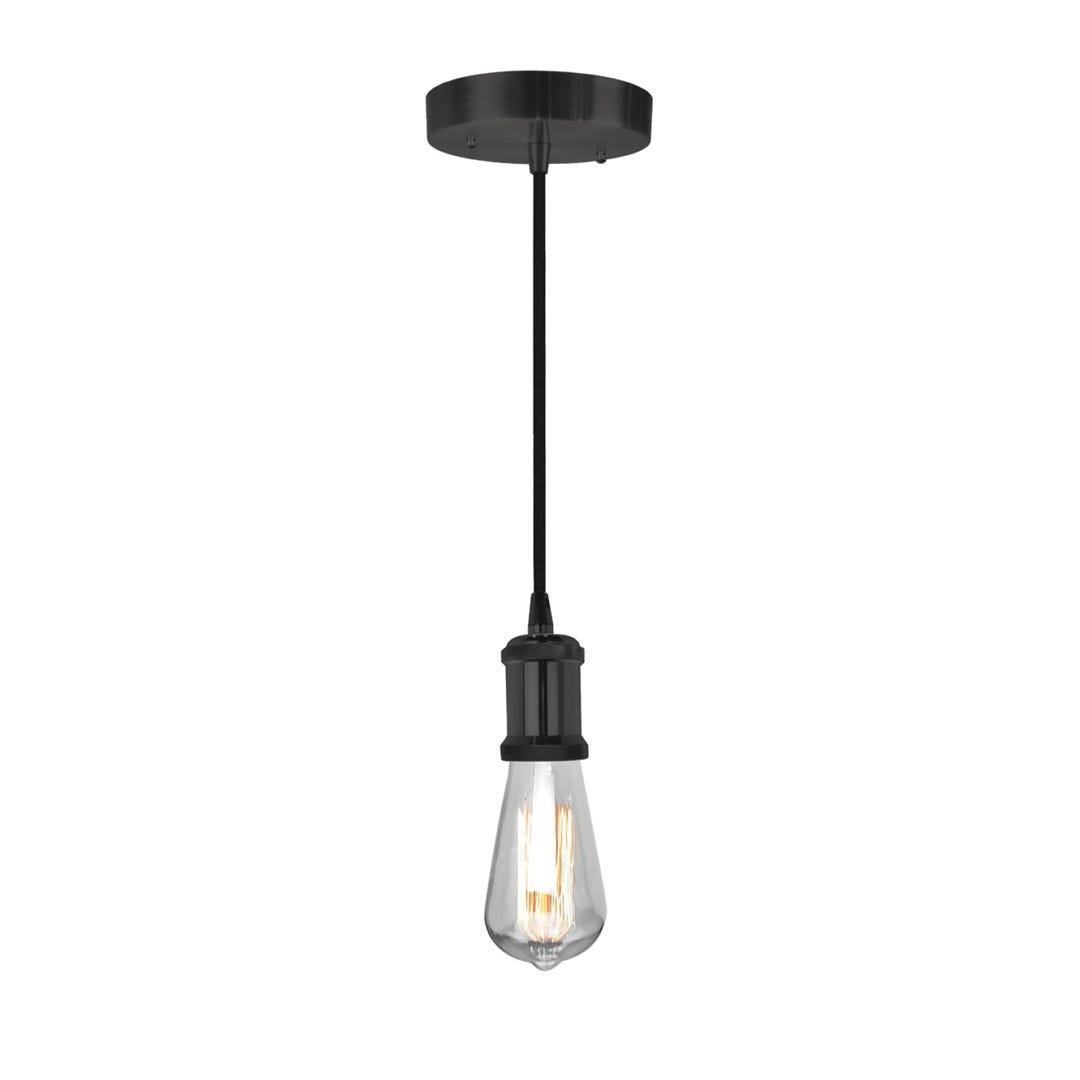 GIULIO Pendant Fixture, black Lamp
