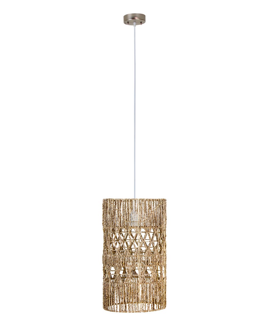 KAMPALA Pendant Fixture, Made of Sea Grass