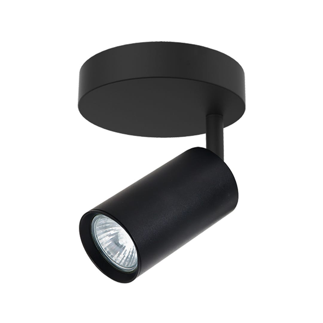FLEMINGS Ceiling Swivel Light, 1 Head, black