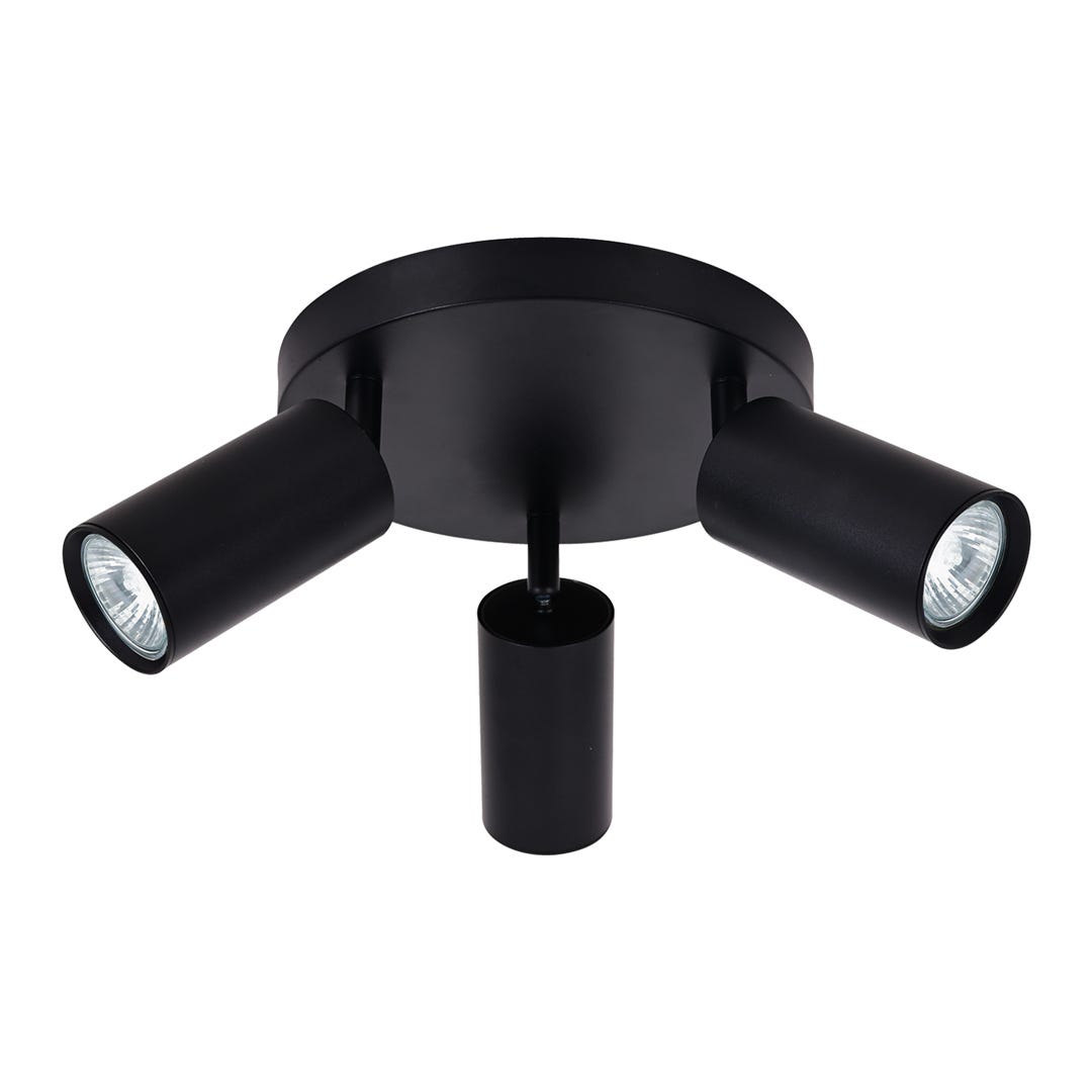 FLEMINGS Canopy Track Swivel, 3 Heads, black