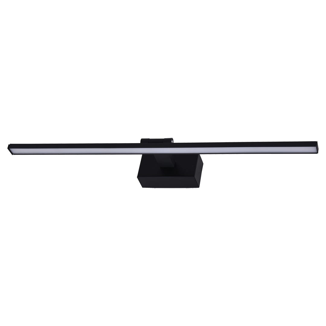 MORRISON Vanity Light Fixture, LED, Black, 18 in.