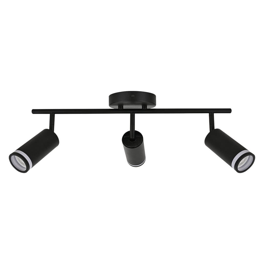 VALEGRO 3-Light Track Lighting Fixture, Black