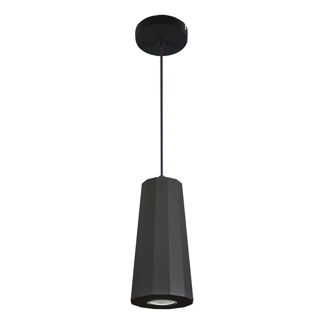 BEVERLY Pendant Light Fixture, Black, 4 in.