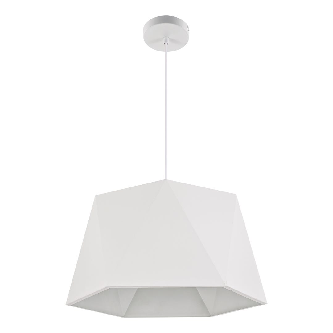 BEVERLY Pendant Light Fixture, White, 15 in.