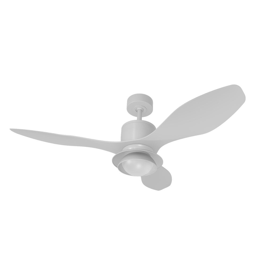 GLOBE Smart Ceiling Fan, 3 Blades, 48 in., White