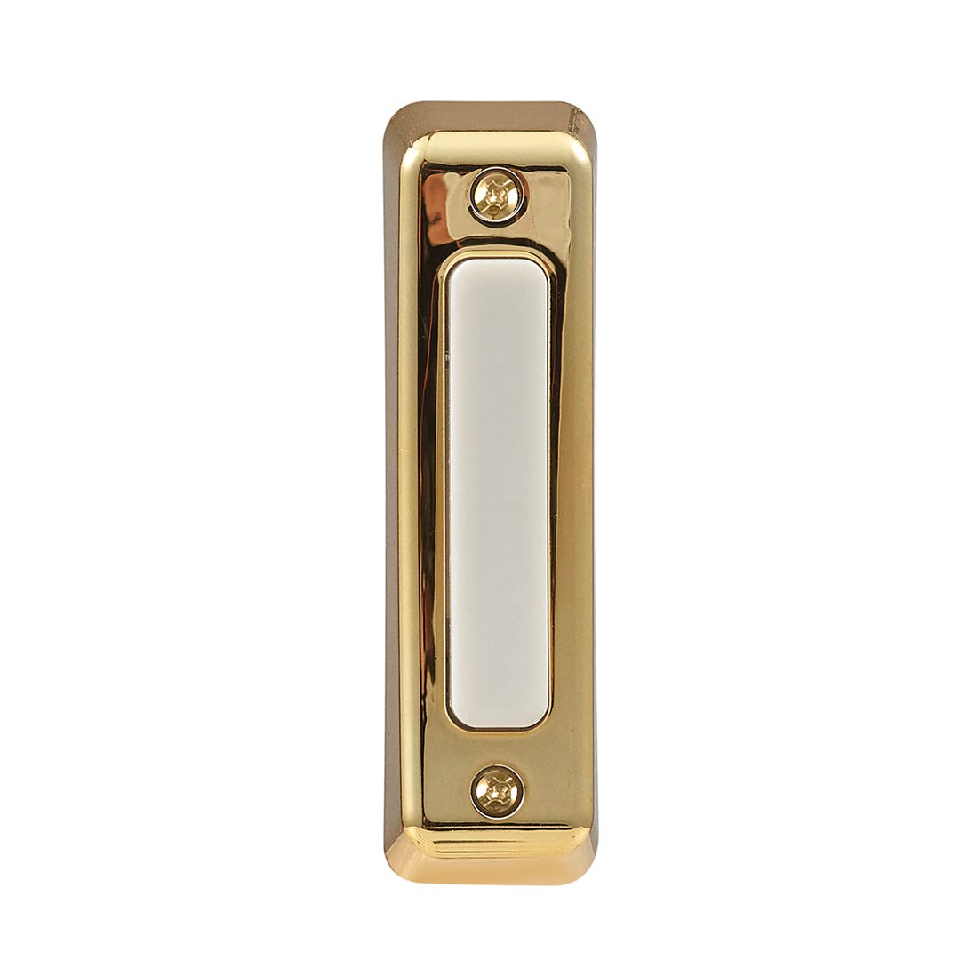 Wired Doorbell Button, Gold