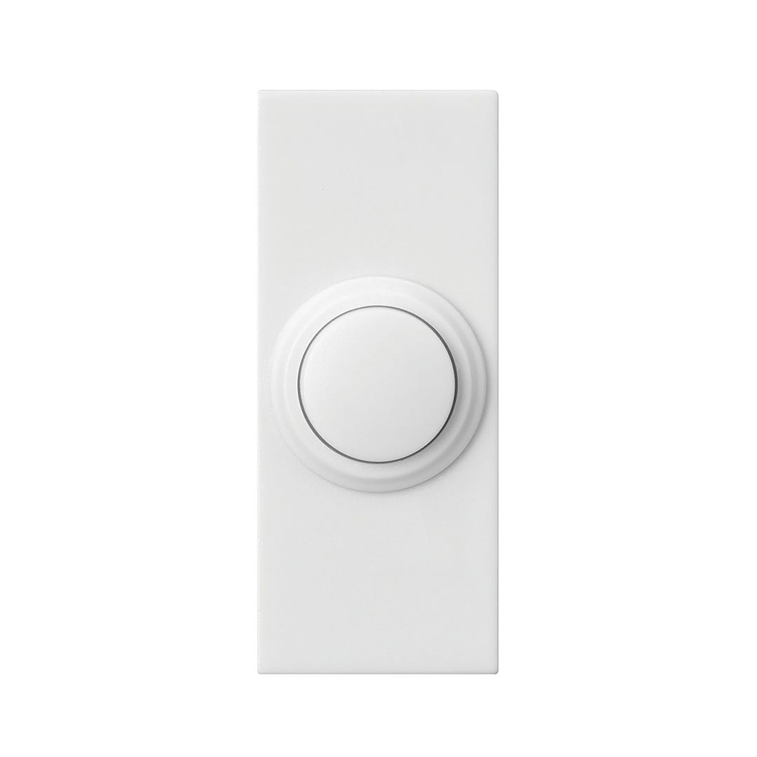 Wireless Doorbell Button, White