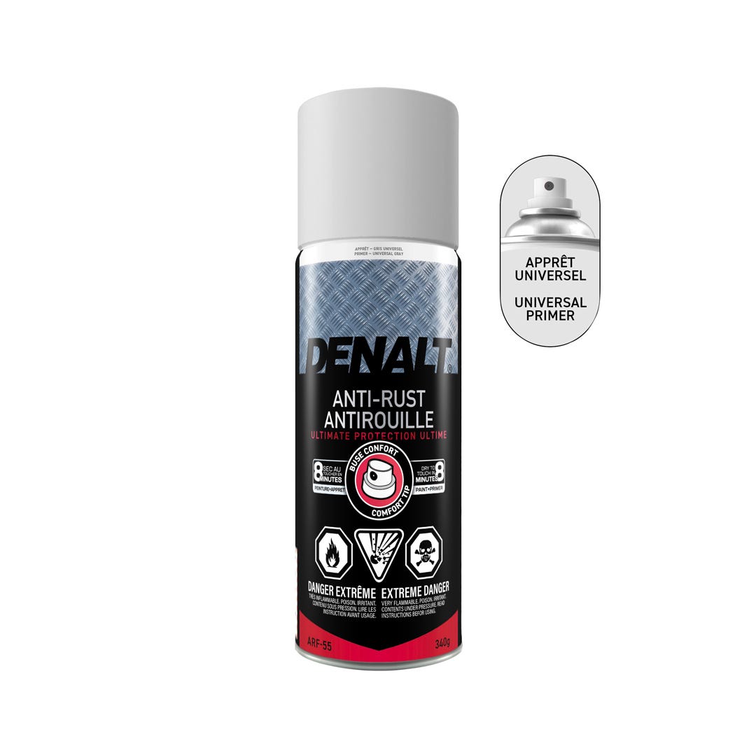 Spray Rust Paint, Alkyd, Grey, 340 g