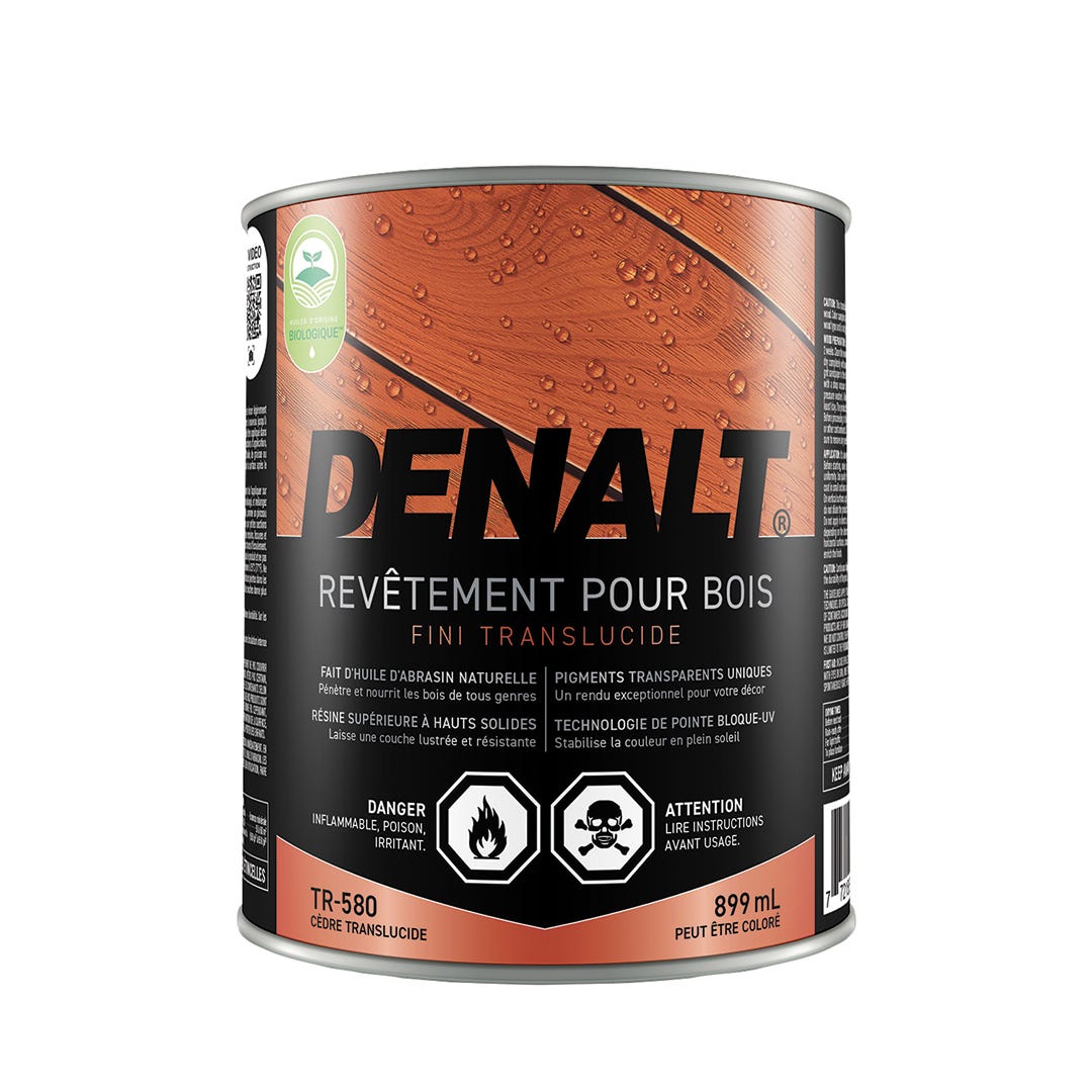 Translucent Wood Coating, Semi-Lustre, Cedar, 0.94 L