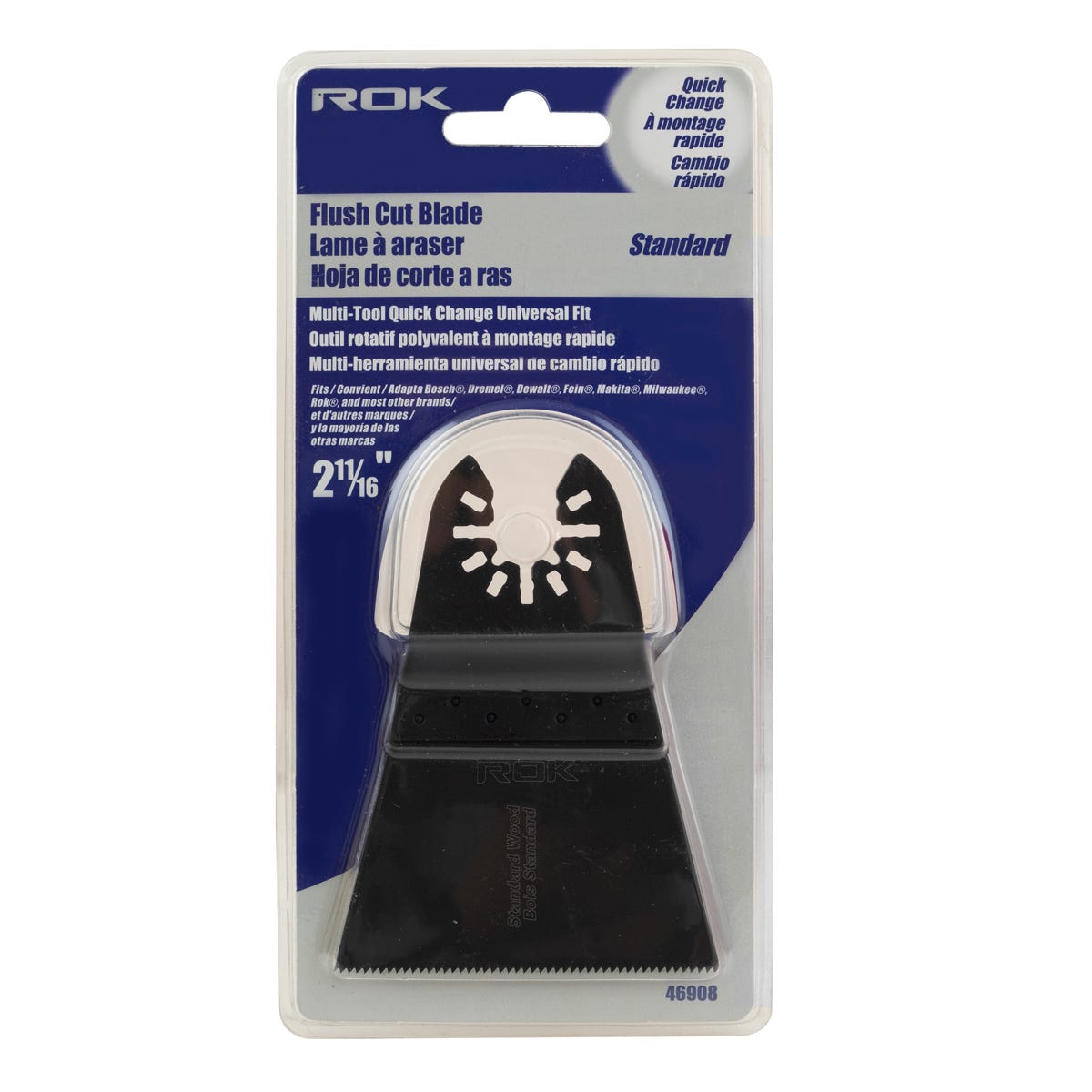 Bi-Metal, Standard Flush Cut, 2-11/16-in.