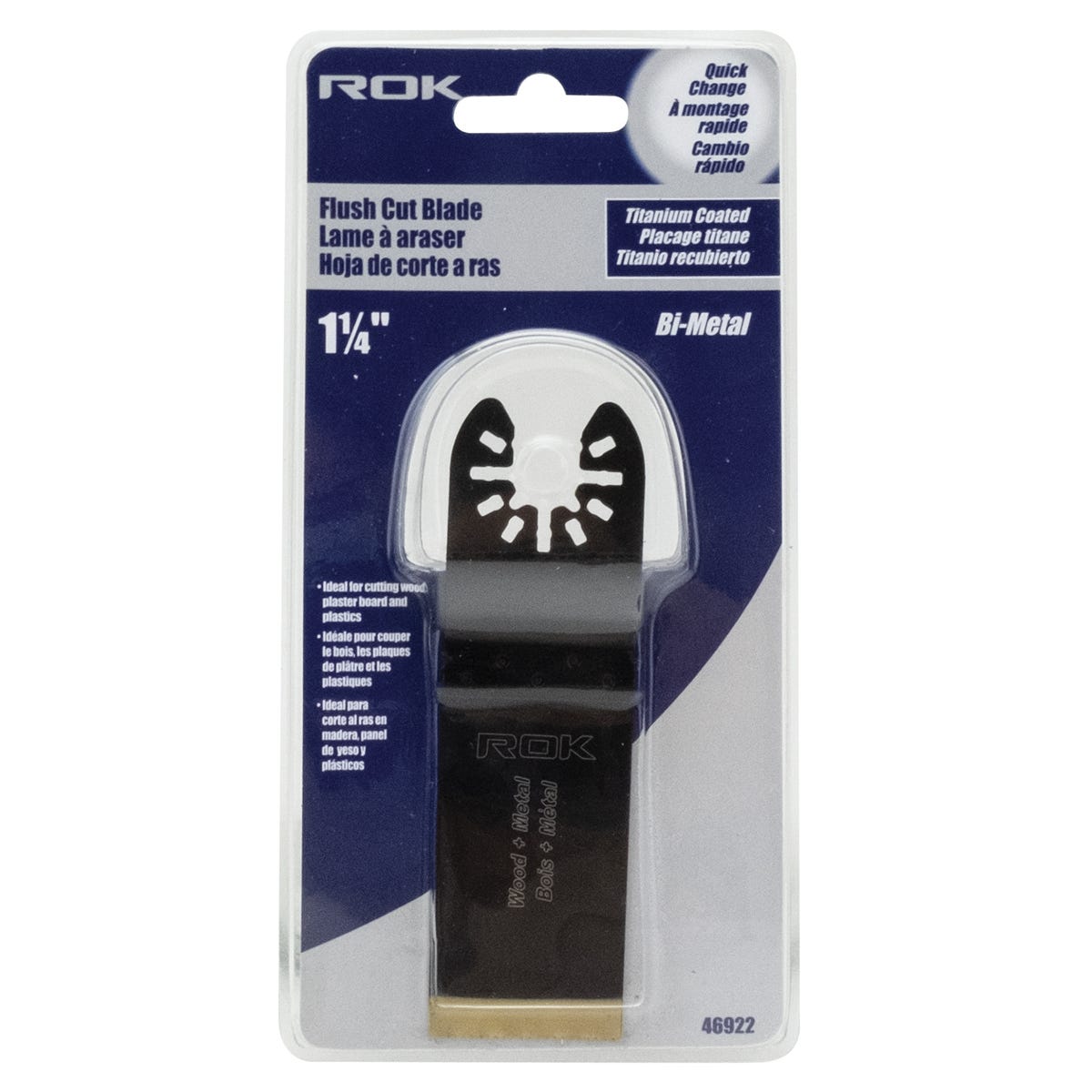 Bi-Metal Flush Cut, 1-1/4-in.