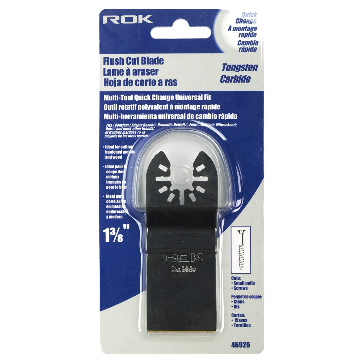 Carbide Flush Cut Blade, 1-3/8-in.