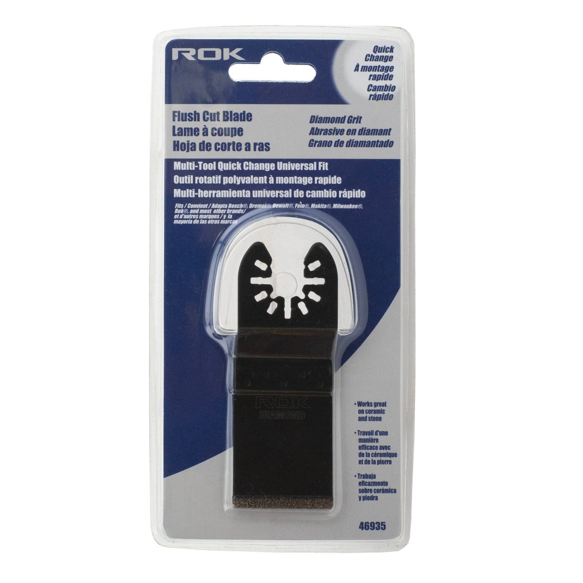 Flush Cut Blade Diamond Grit, 6-in. X 7.5-in. X 4-in.