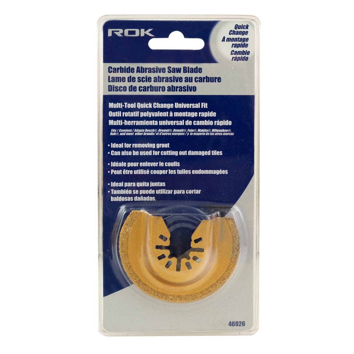 Carbide Grit Saw Blade, 6-in. X 7.5-in. X 4-in.