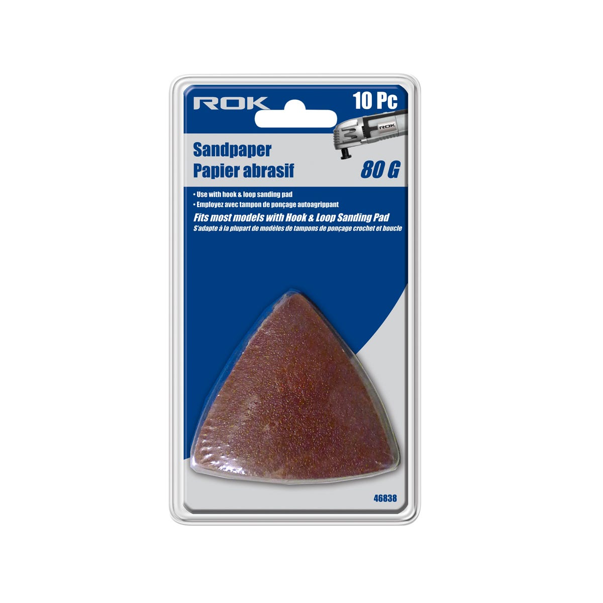 10-Sanding Pad, 80 G