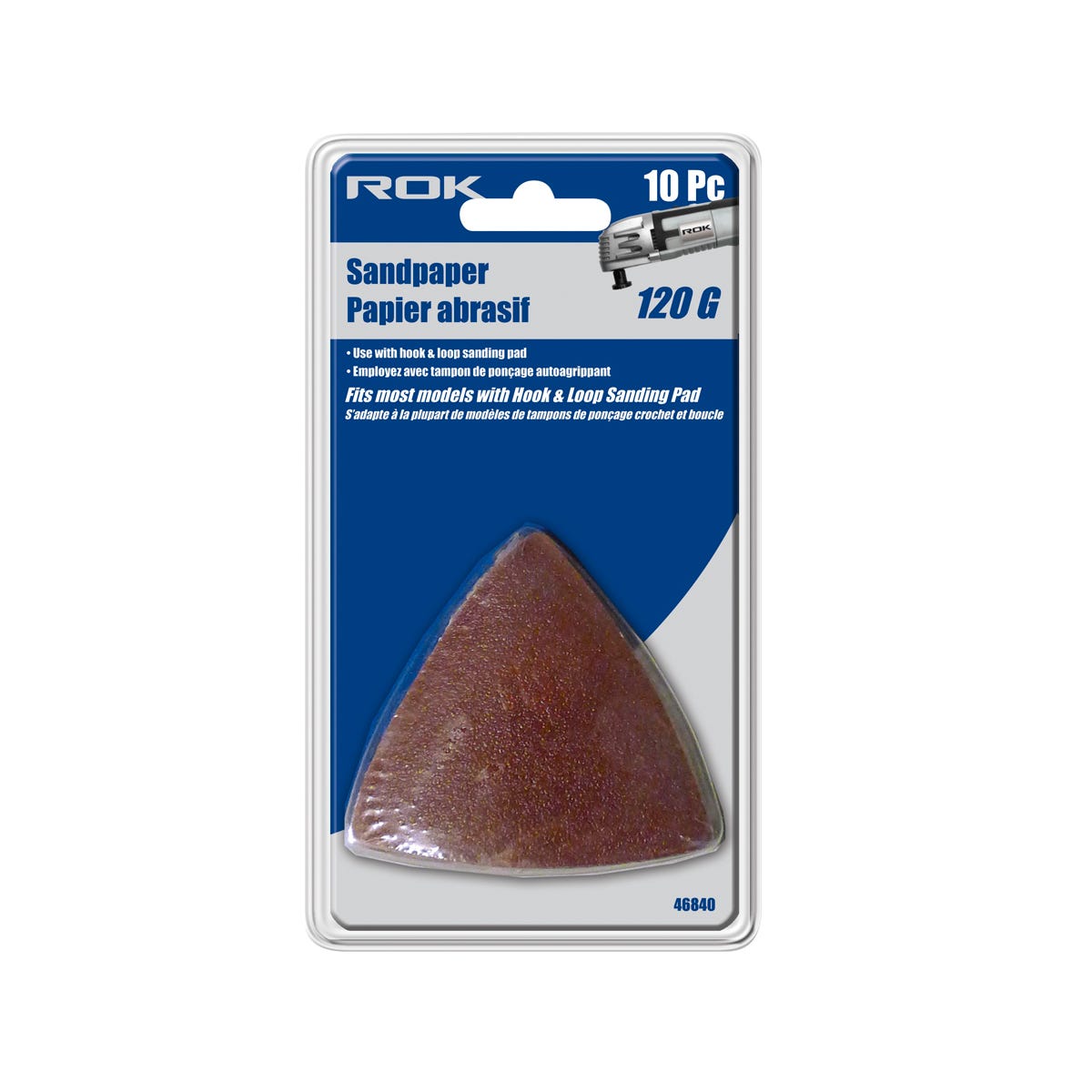 10-Sanding Pad, 120 G