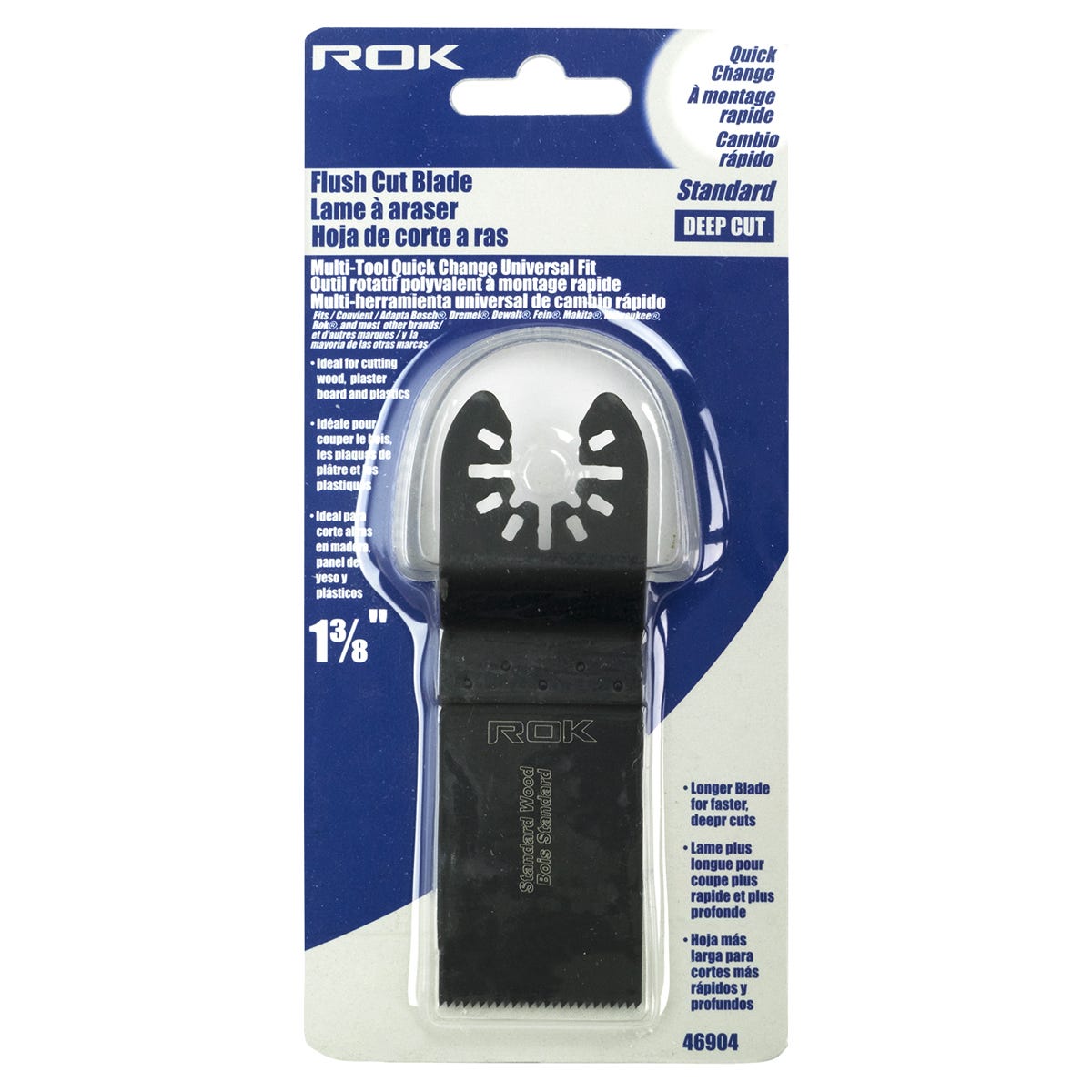 Flush Cut Blade, 1-3/8 in.