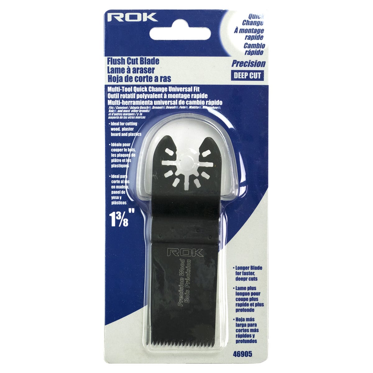 Precision Flush Cut Blade, 1-3/8 in.