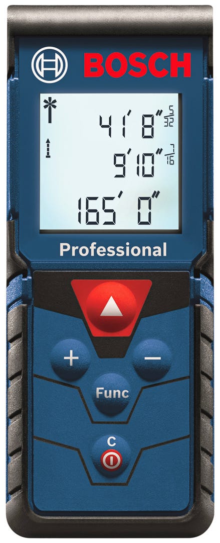 BOSCH BLAZE Pro Laser Rangefinder, 165 ft.