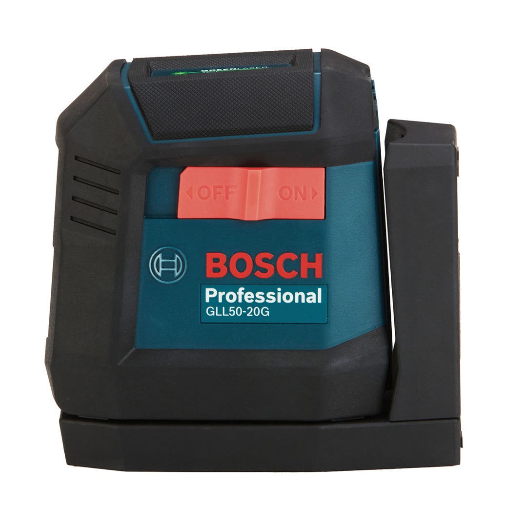 BOSCH Green-Beam Cross-Line Laser, Self-Leveling