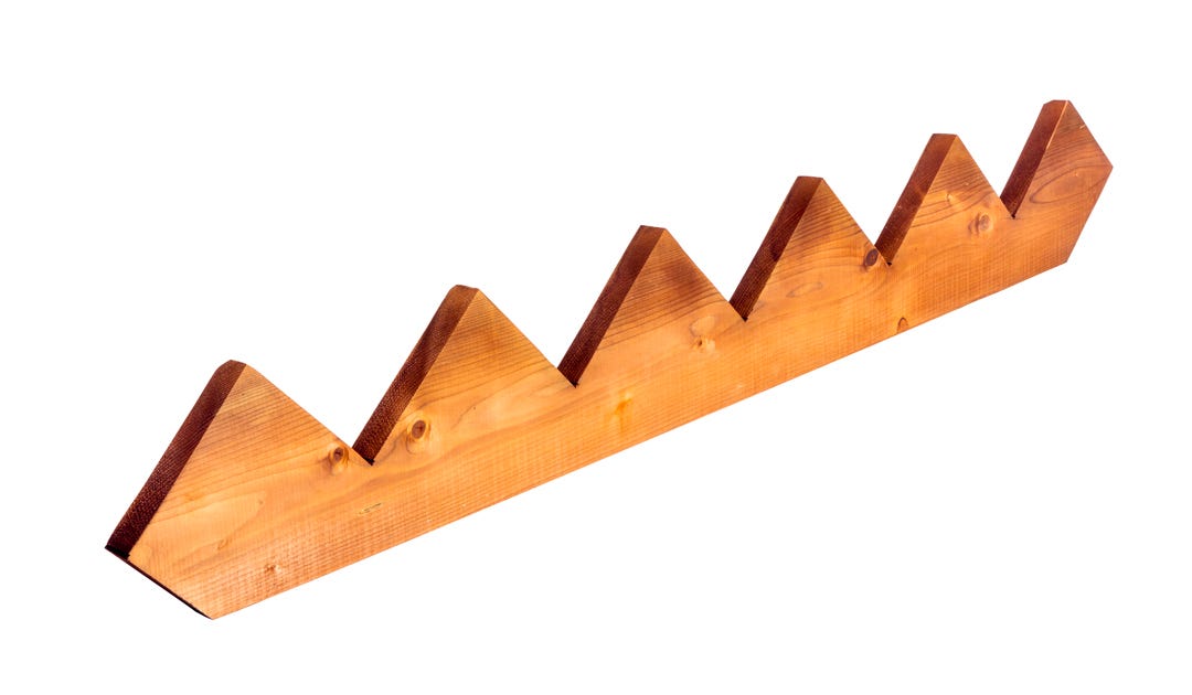 Treated Wood Stringer 6 Steps, Brown