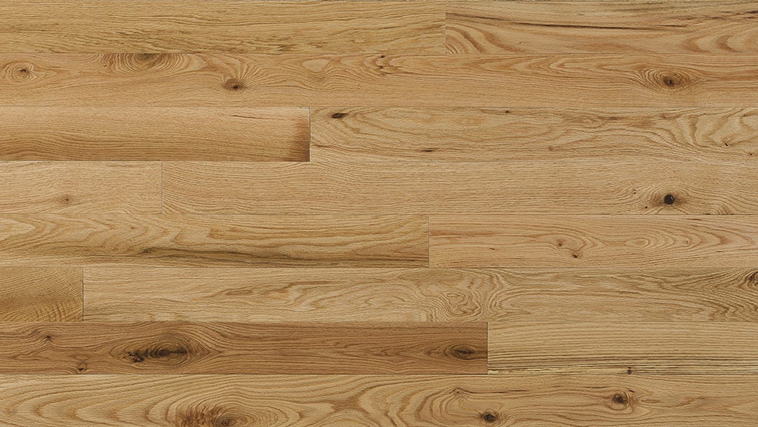 Red Oak Hardwood Flooring, 4-1/4 in., Matte Finish