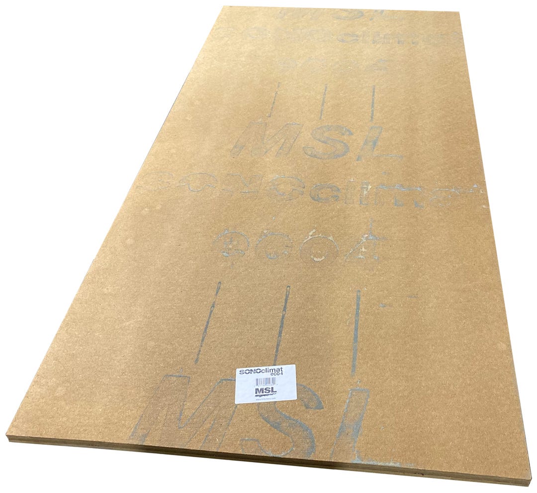 SONOclimat ECO4 Insulated Panel, 4 ft. x 9 ft. x 1-1/2 in.