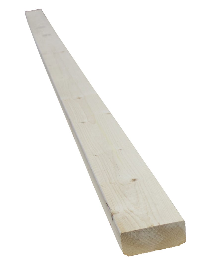 Dry spruce #2 and better, 2 in. x 4 in. x 93-1/4 in.