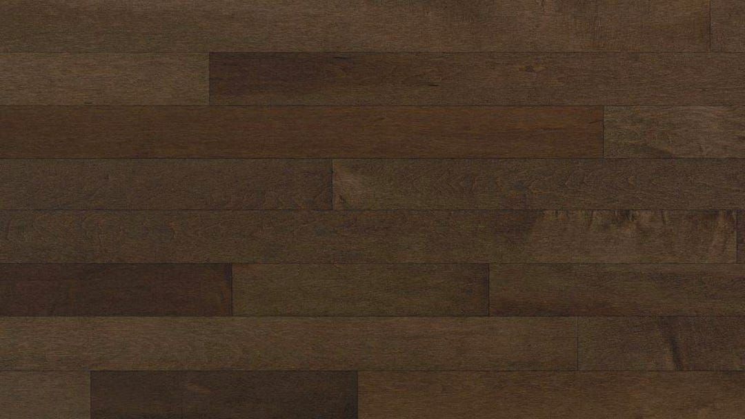 Hardwood Flooring, Authentic Maple, 3-1/4 in., Pecan Matte