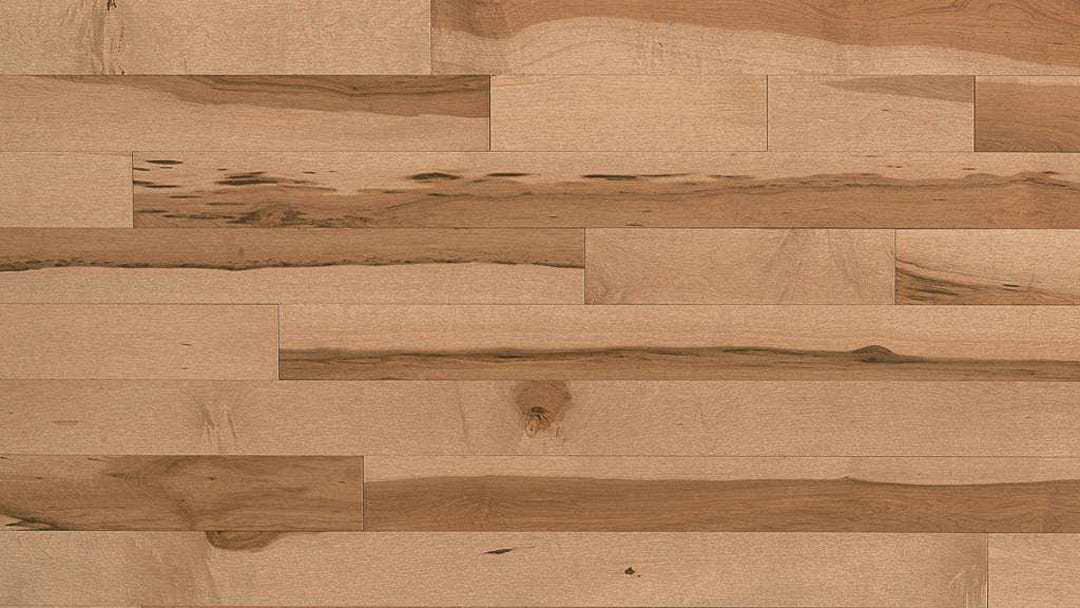 Hardwood Flooring, Authentic Maple, 3-1/4 in., Taupe Matte