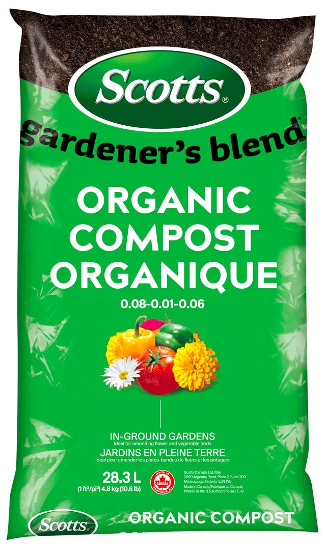 SCOTTS Gardener's Blend Compost, 28.3 L