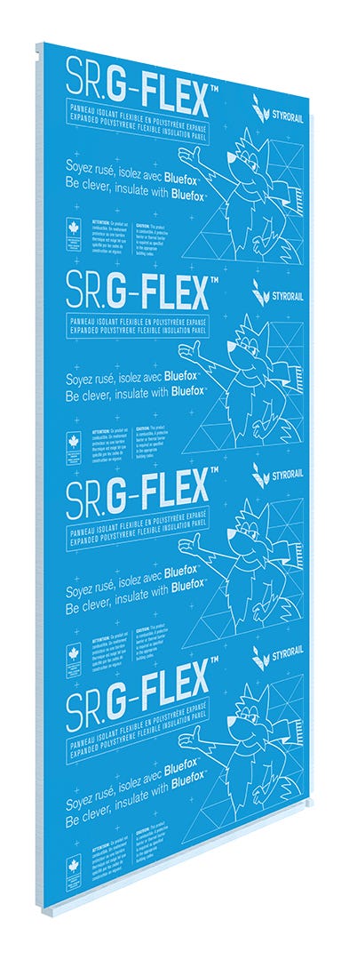 Insulating Panel SR.G-FLEX™200, R5, 16PSI, 1-1/4 in. x 4 ft. x 8 ft.